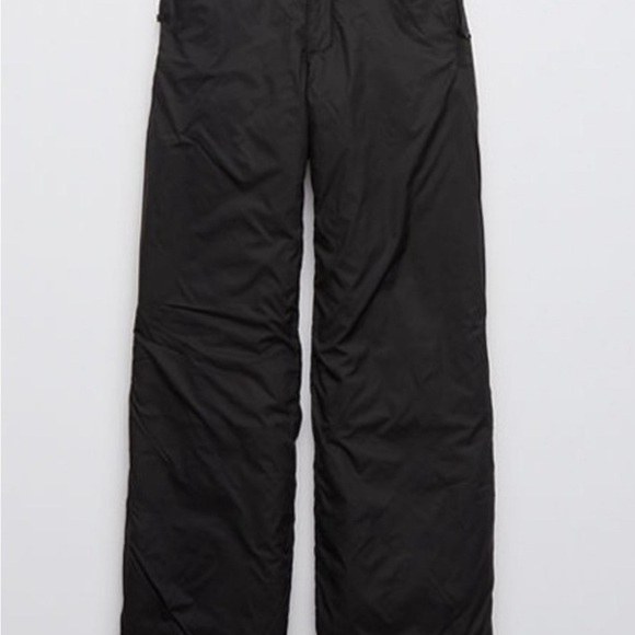 NWT Aerie Offline Chillside Snow Ski Pants •‎ True Black down alternative size S - Picture 2 of 16